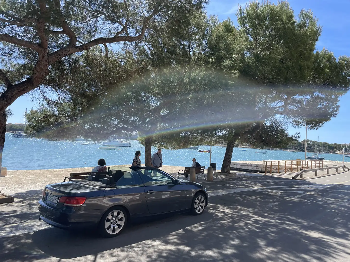 BMW 320 320i cabrio e93 Gris - 1