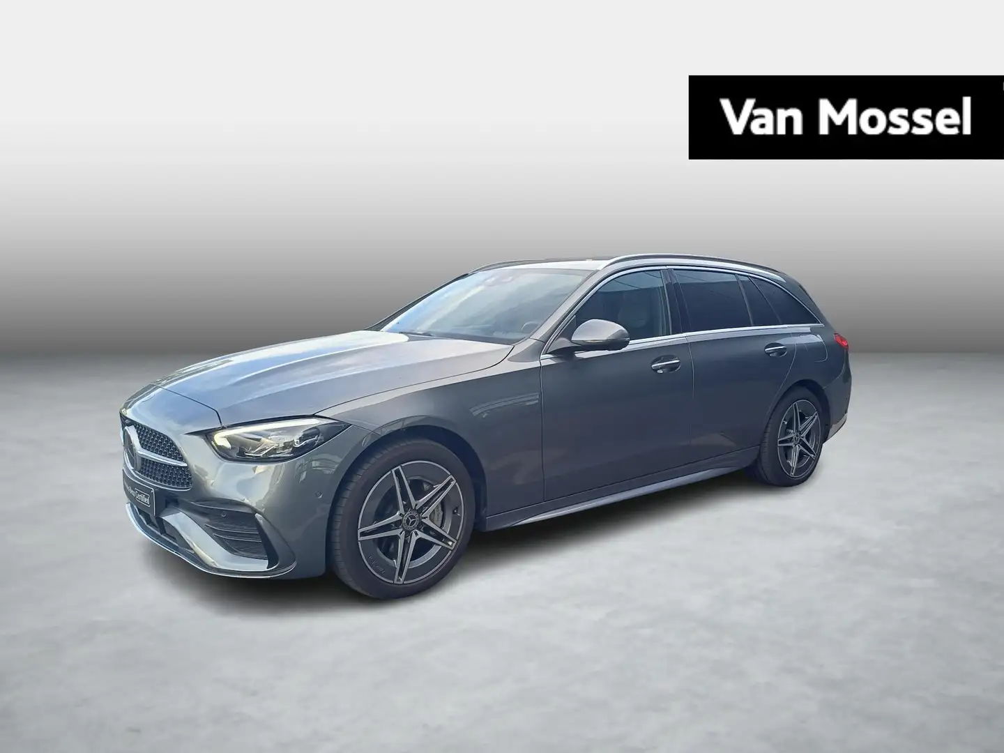 Mercedes-Benz C 300 de Break + AMG LINE + LED + CARPLAY + CAMERA + Gris - 1