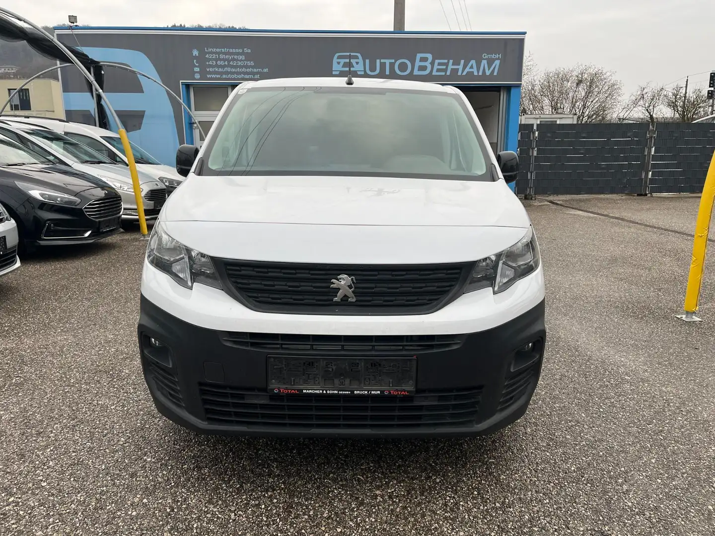 Peugeot Partner BlueHDi lang 3-Sitzer-PDC Netto: 8825.- Weiß - 2