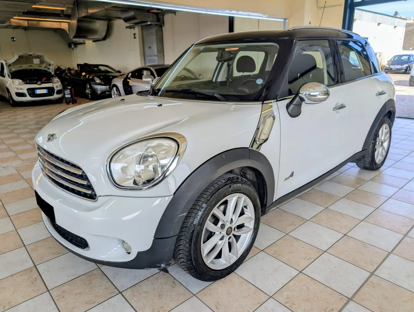 MINI Cooper D Countryman 1.6d  all4 111cv Blanc - 2