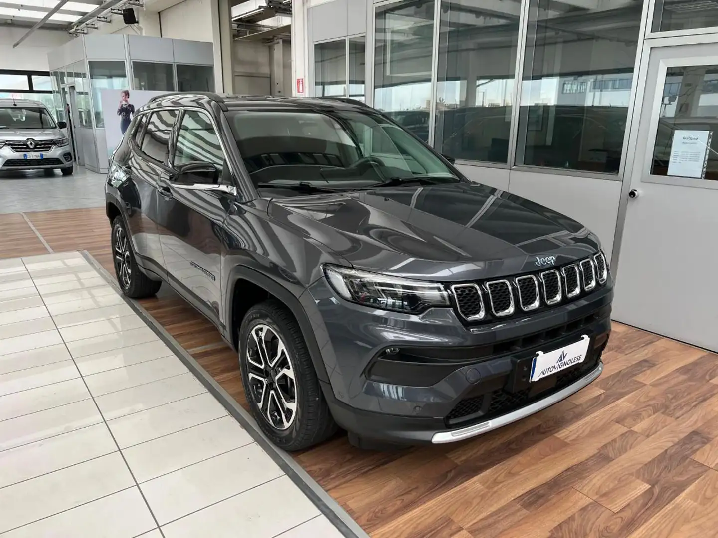 Jeep Compass 1.3 Turbo T4 190 CV PHEV AT6 4xe Limited-Bellissim Grigio - 1