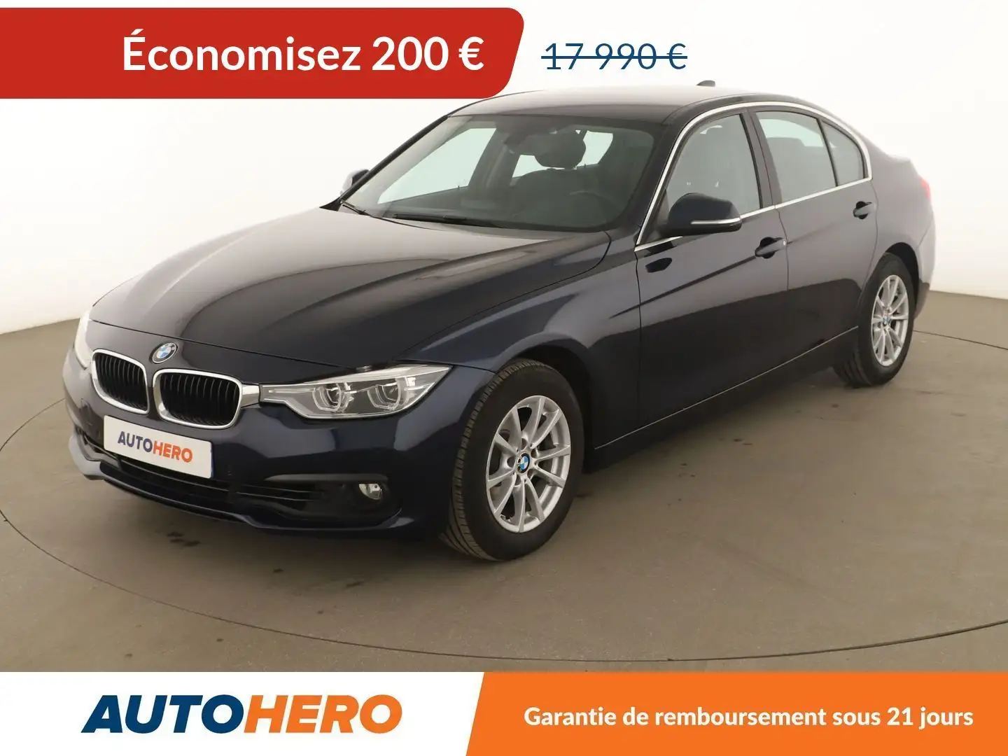 BMW 320 320i Lounge Plus BVA8 Bleu - 1