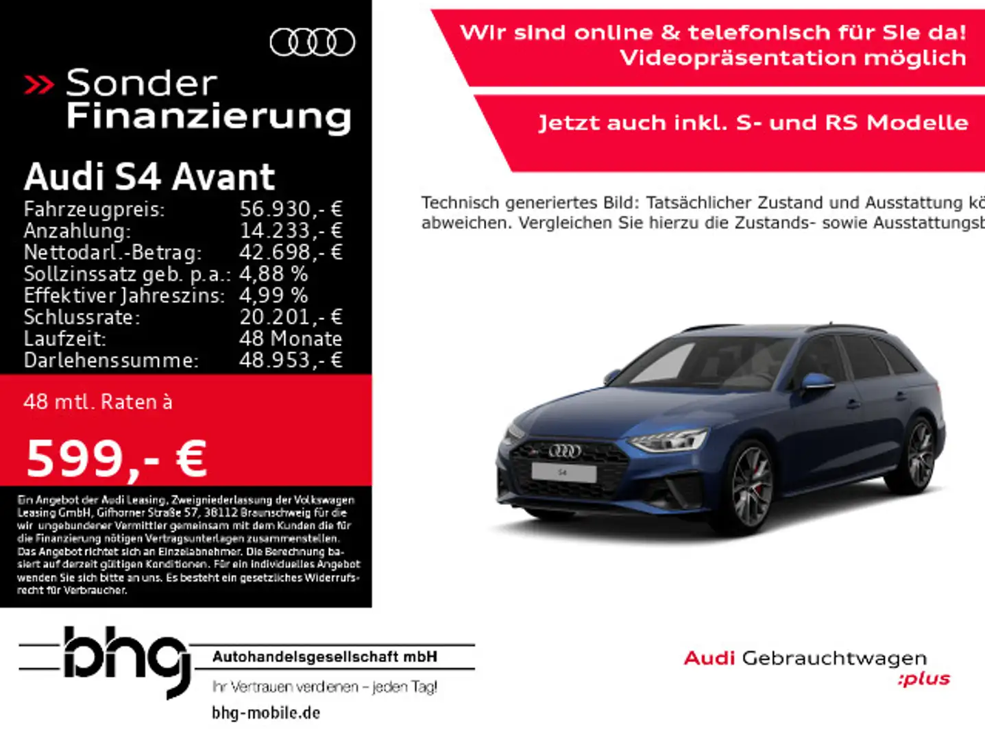 Audi S4 TDI quattro tiptronic Modrá - 1