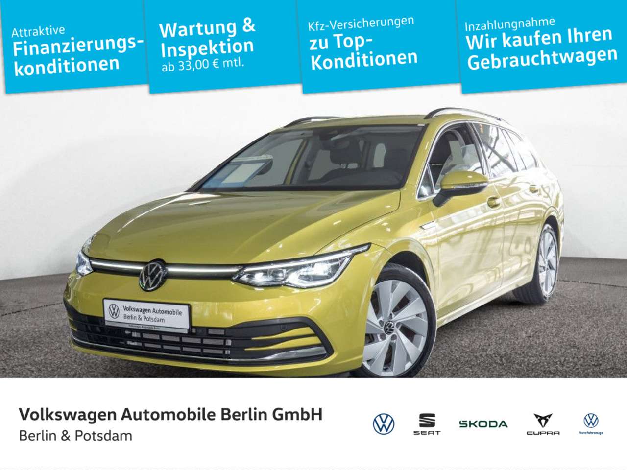 Volkswagen Golf Variant 2023 — Golf VIII Variant 1.5 TSI Style Kamera Navi LED
