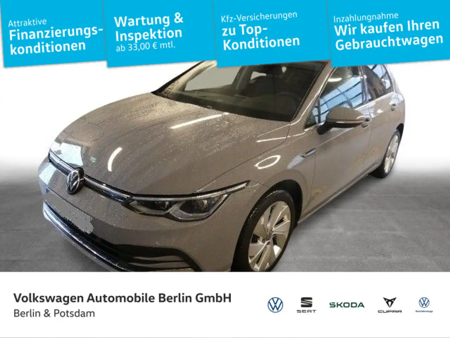 Volkswagen Golf VIII 1.5eTSI DSG Style NAVI MASSAGE KAMERA Grau - 1