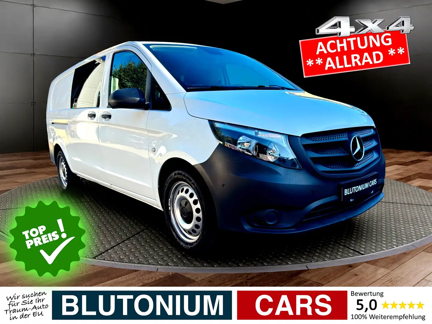 Mercedes-Benz Vito 116 Mixto Aut. 4MATIC extralang Business Van *AHK* Weiß - 1