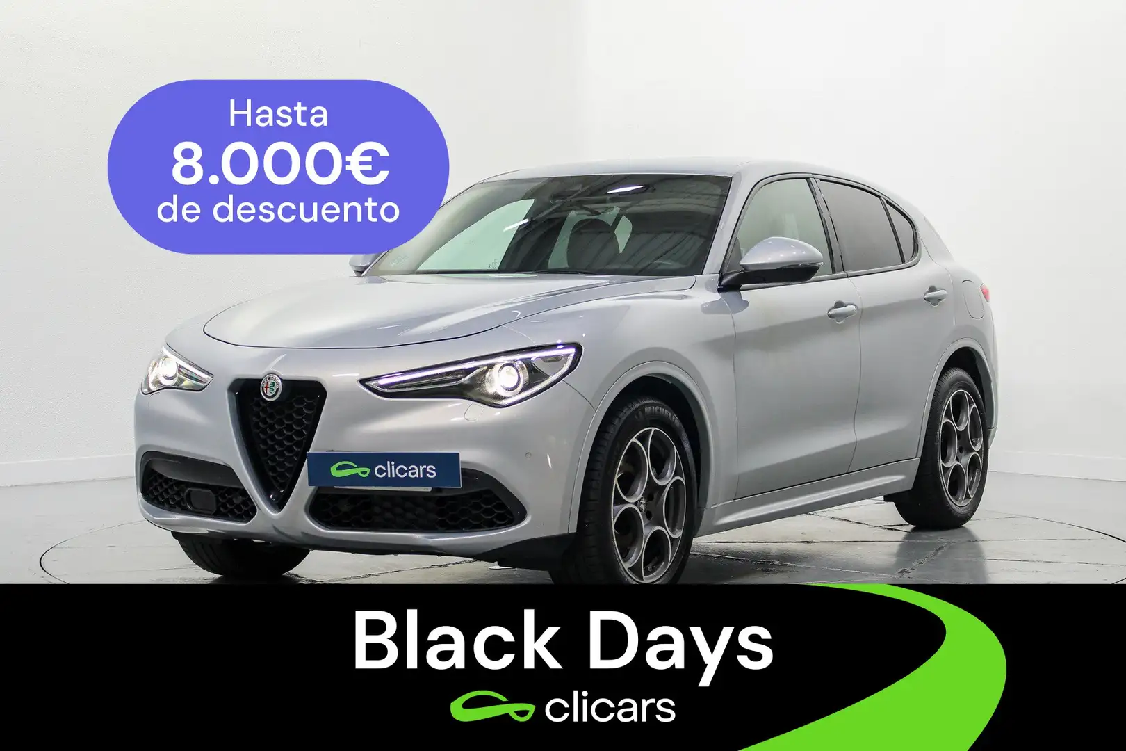 Alfa Romeo Stelvio 2.2 TI Q4 210 Aut. Plateado - 1