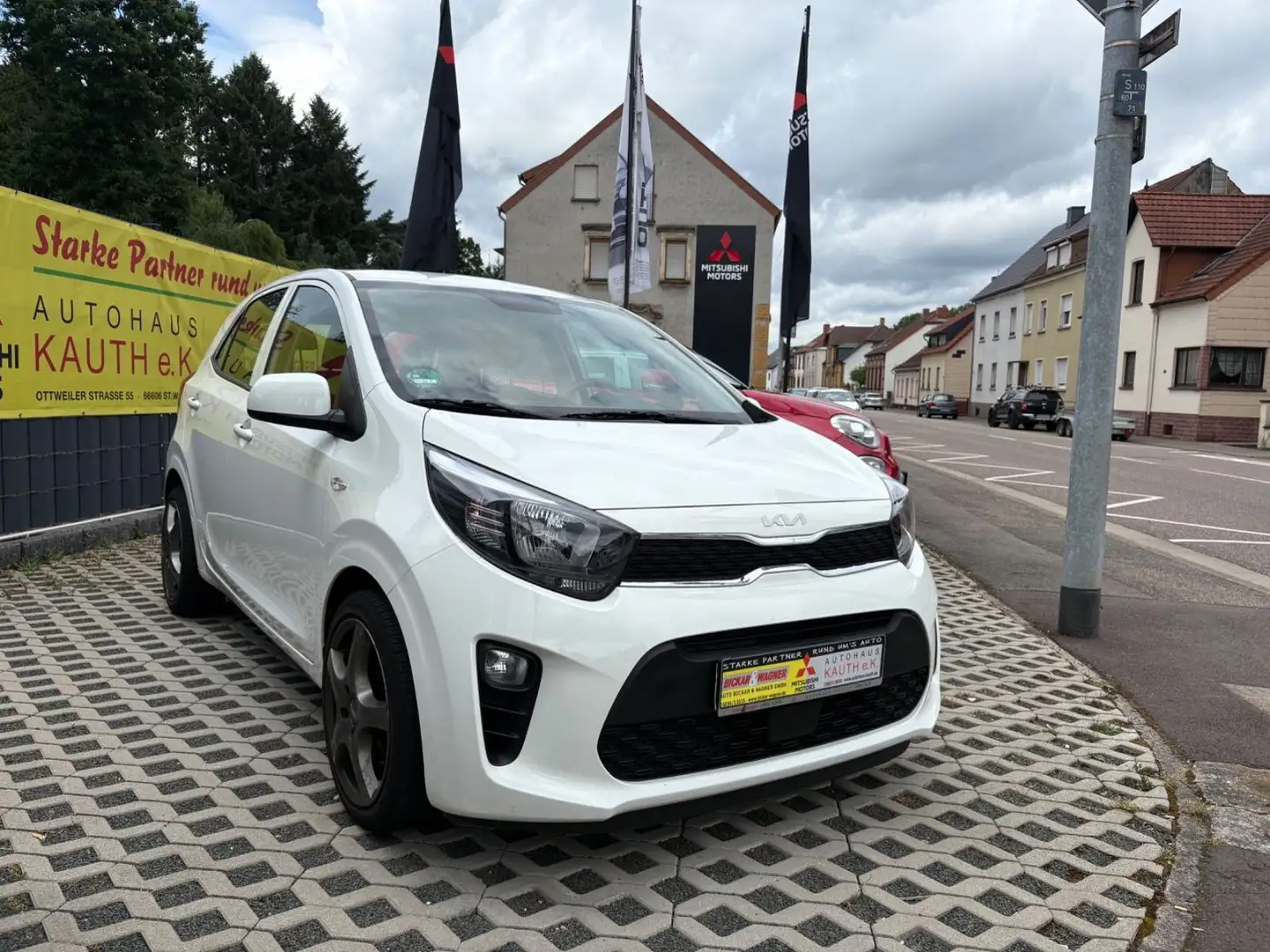 Kia Picanto Edition 7 Klima/Tempomat/Alu Weiß - 2