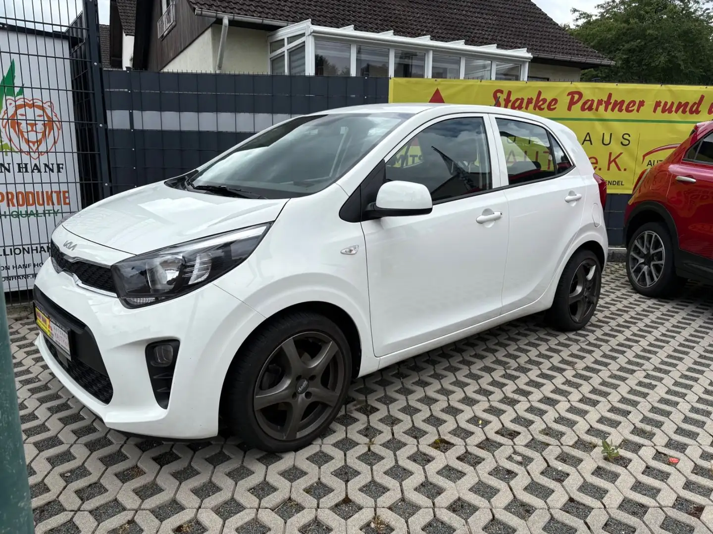 Kia Picanto Edition 7 Klima/Tempomat/Alu Weiß - 1