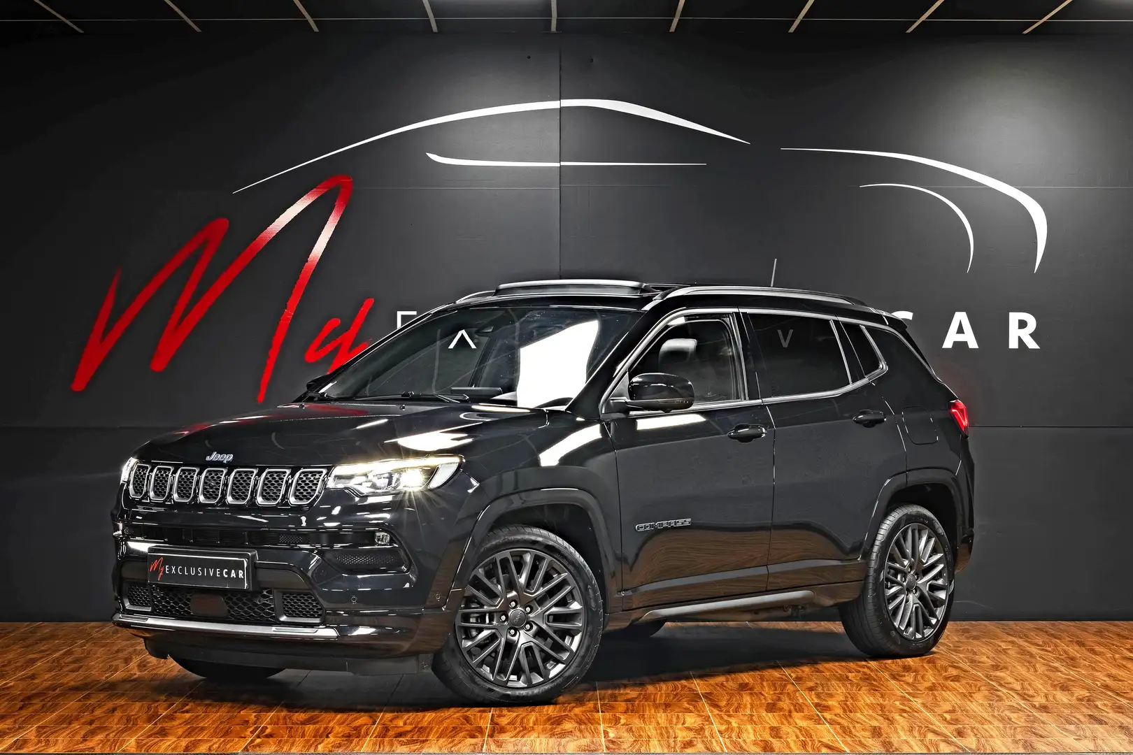 Jeep Compass II (2) 1.3 PHEV T4 240 ch 4XE S - Toutes Options Noir - 1