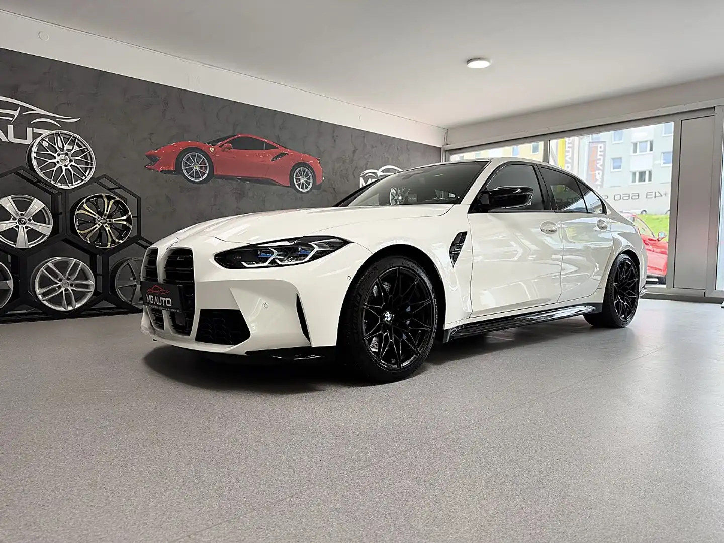 BMW M3 Competition M xDrive Aut. *LASER*CARBON SITZE*H... Weiß - 1