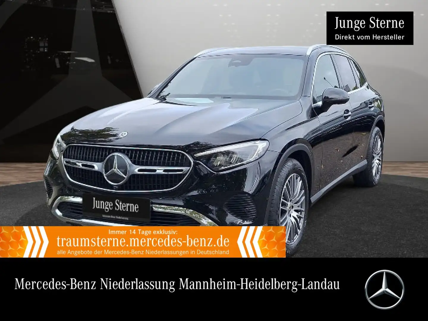 Mercedes-Benz GLC 200 4M AVANTG+360+AHK+LED+TOTW+KEYLESS+9G Schwarz - 1