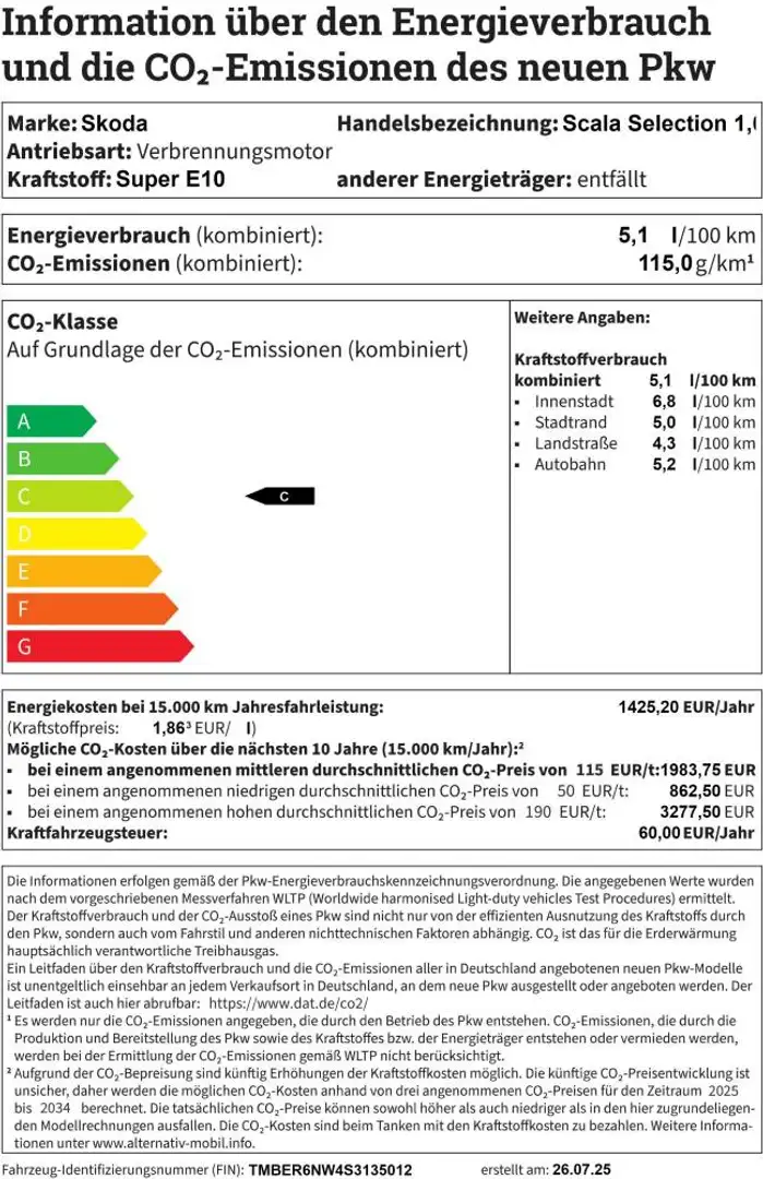 Skoda Scala Selection 1,0 TSI+5J/100TKM+RFK+PDC+SHZ+AHK+KEYLES Schwarz - 2