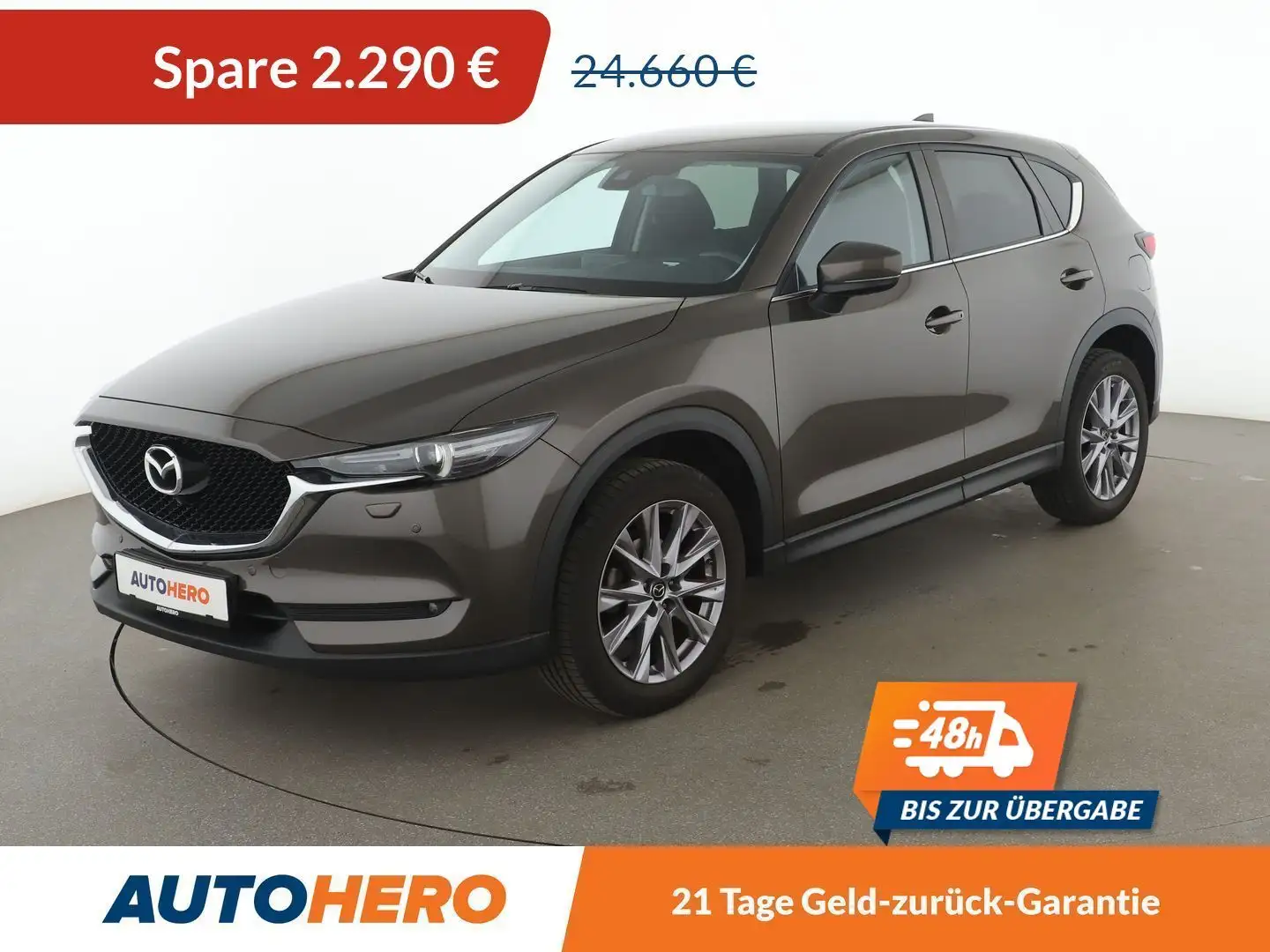 Mazda CX-5 2.0 Kangei 2WD*NAVI*LED*TEMPO*360°CAM*PDC*SHZ*AHK* Kahverengi - 1