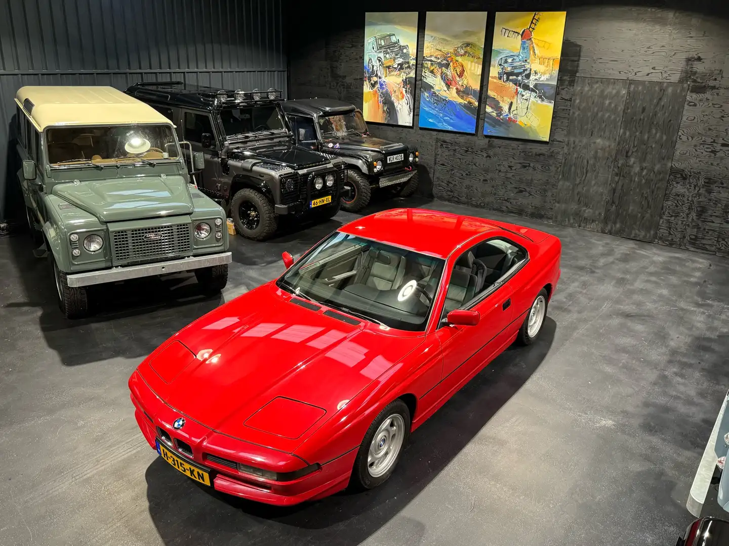 BMW 850 850i Coupe V12 aut 1990-1992 Rojo - 1