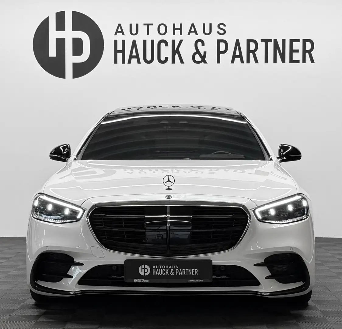 Mercedes-Benz S 500 AMG 4M Lang*Pano*Burmester*TV*H-Up*MwSt* Weiß - 2