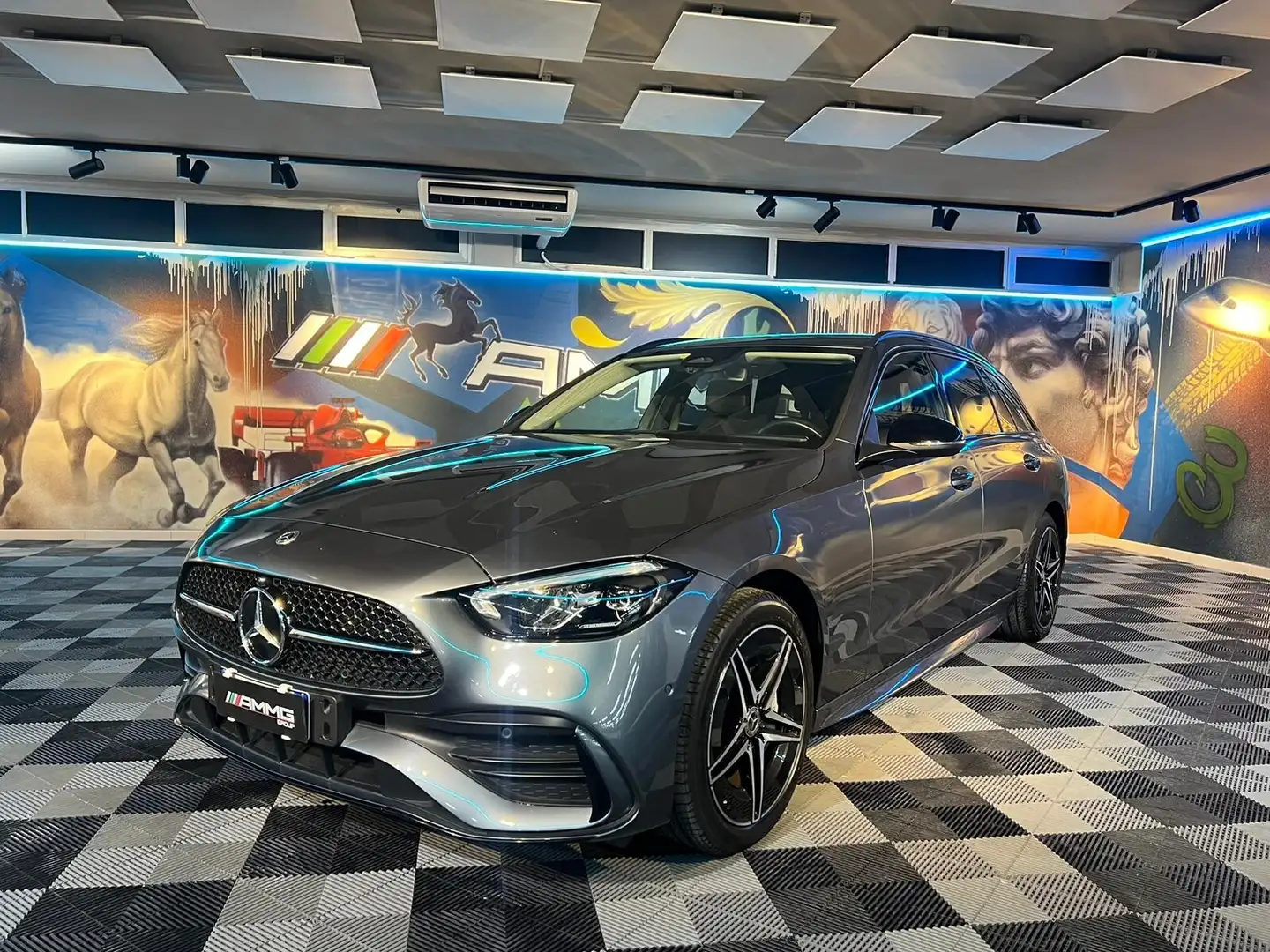 Mercedes-Benz C 300 SW e phev Premium auto (189) Grigio - 1