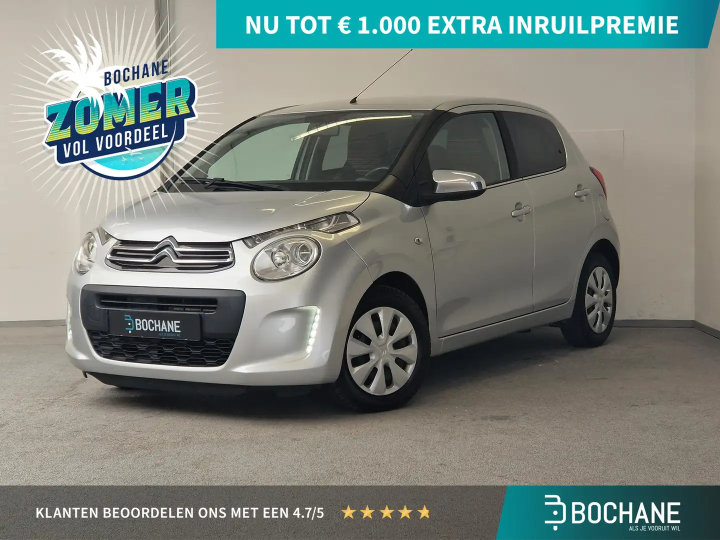 Citroen C1 1.0 e-VTi Feel | 2e-EIG. | AIRCO | BLUETOOTH | Gris - 1