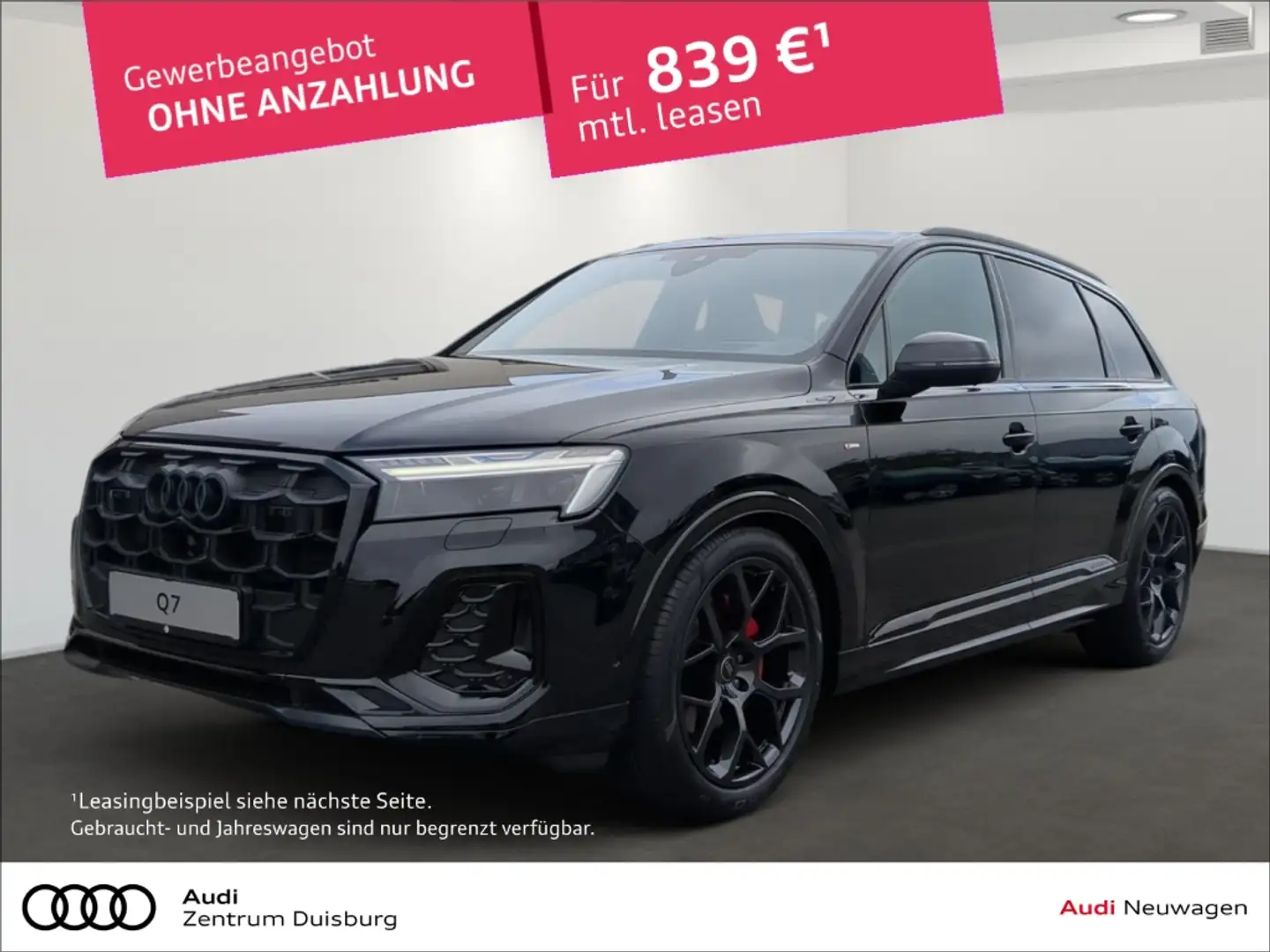 Audi Q7 S line TDI quattro S-line Luftfederung AHK-el. kla Чёрный - 1