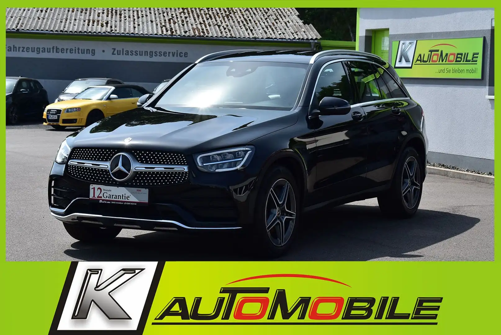 Mercedes-Benz GLC 200 d 4Matic AMG Line LED+Navi+Distronic+AHK Black - 1