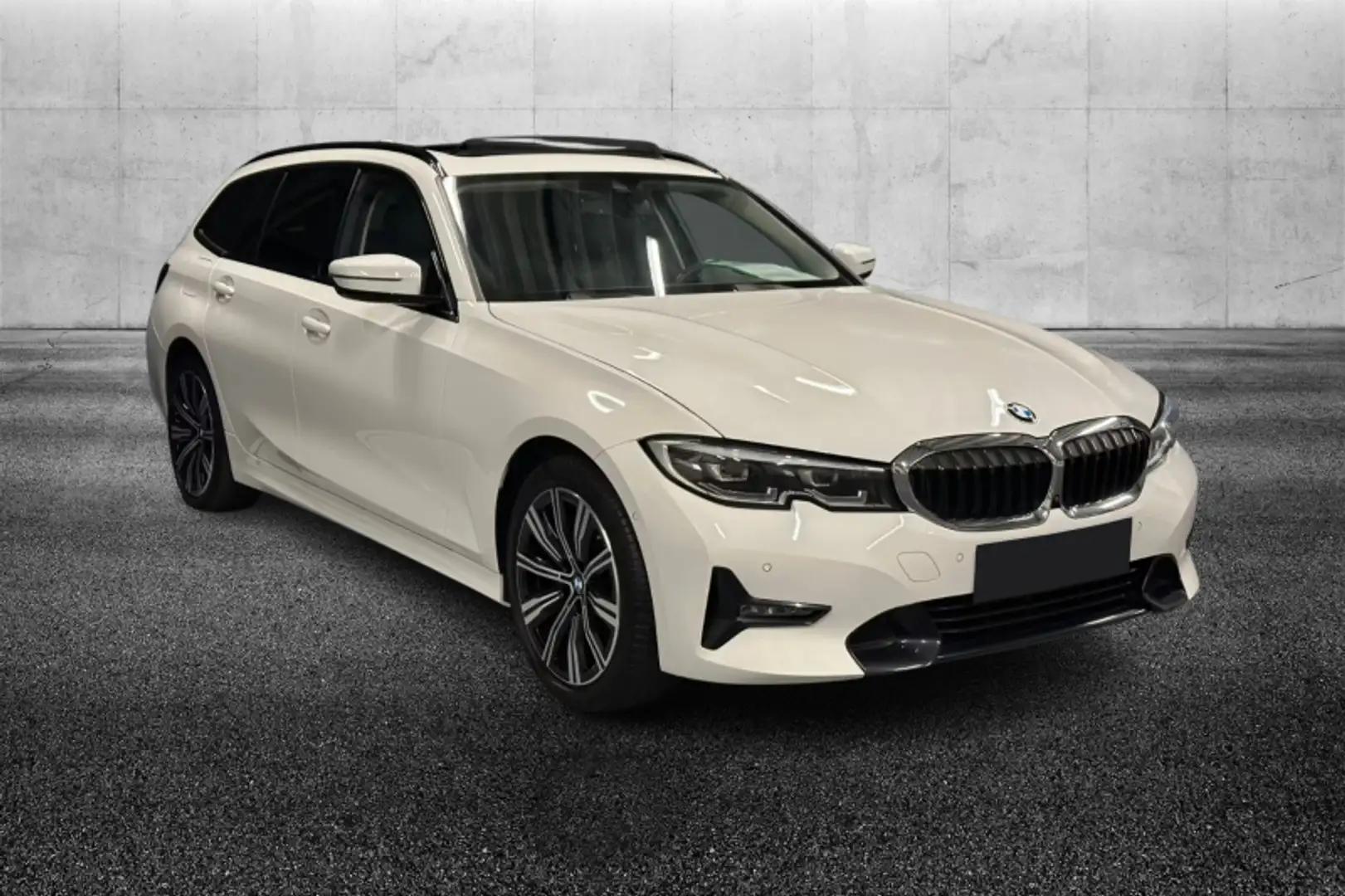 BMW 320 d 48V xDrive Touring Sport Blanc - 1