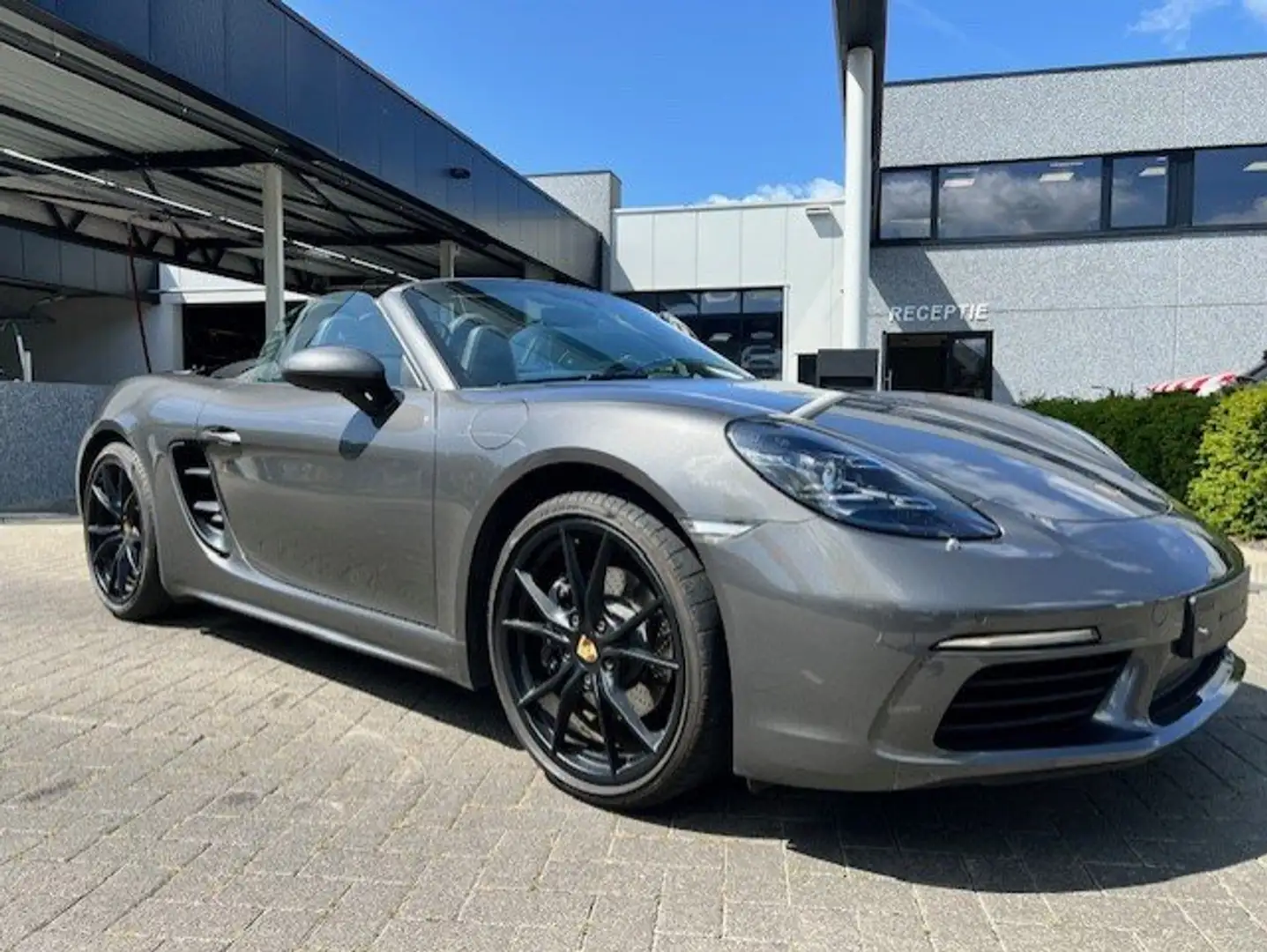 Porsche 718 Boxster 2.0 Turbo PDK/SPORT CHRONO/LED/CC Gris - 1