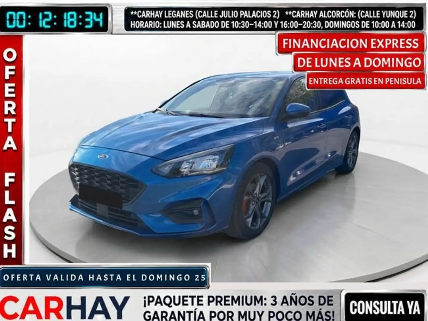Ford Focus ST LINE Azul - 1