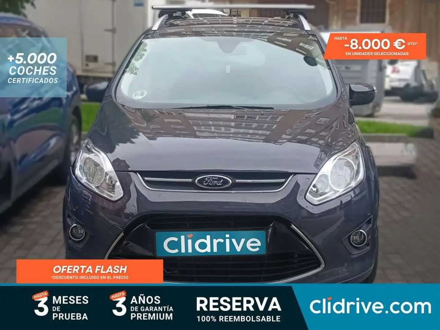 Ford Grand C-Max 1.6 TDCi 115 Trend Gris - 1