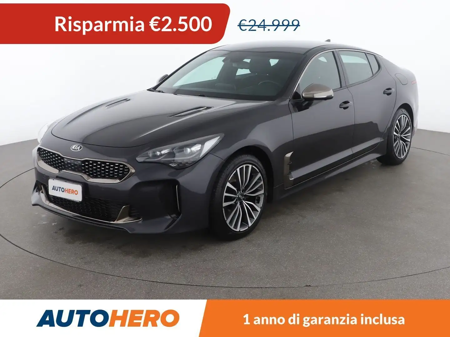 Kia Stinger 2.2 CRDi GT-Line AT8 AWD Grigio - 1