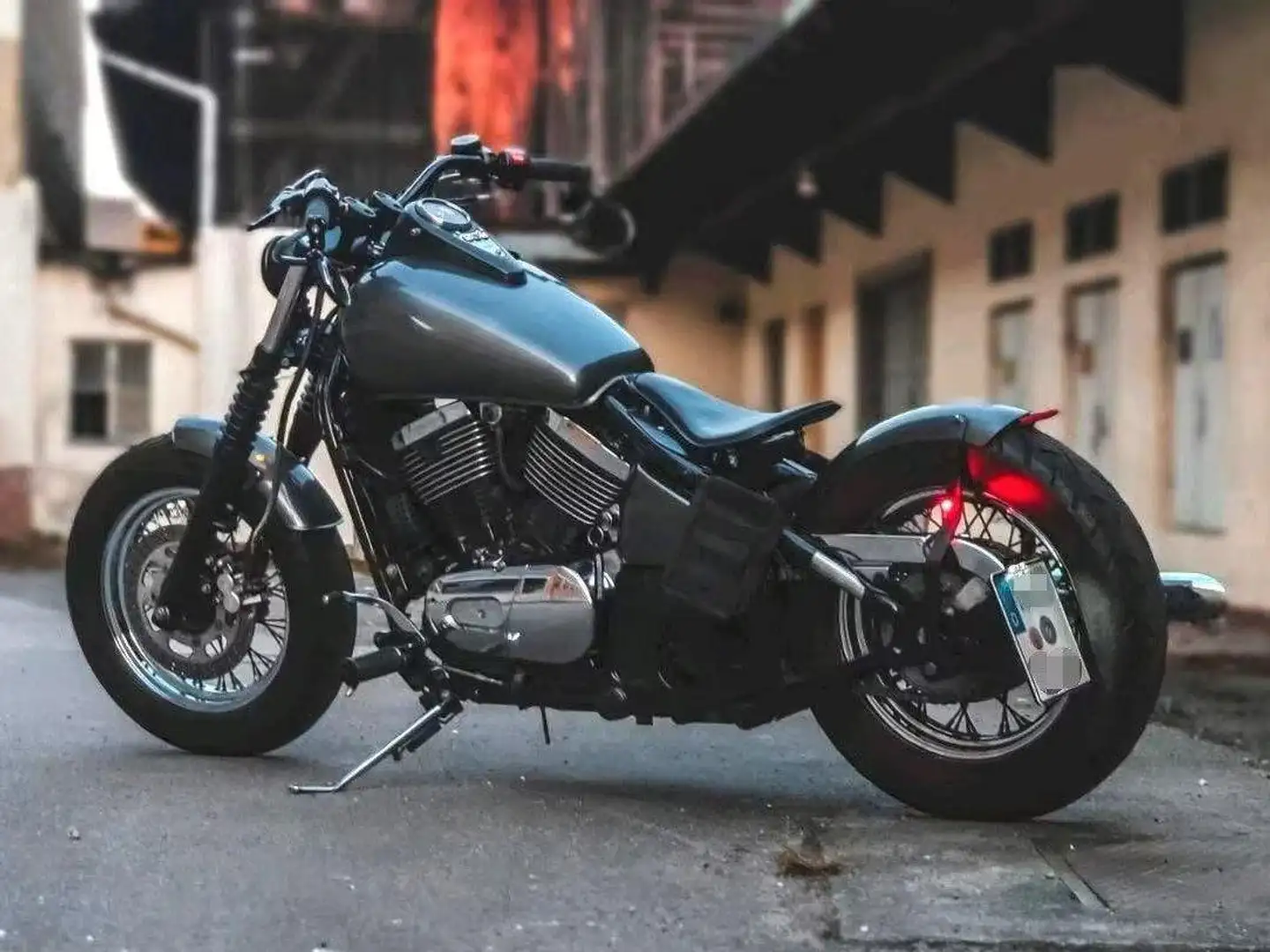 Kawasaki VN 800 Bobber | Top Zustand | Alles eingetragen Grau - 1