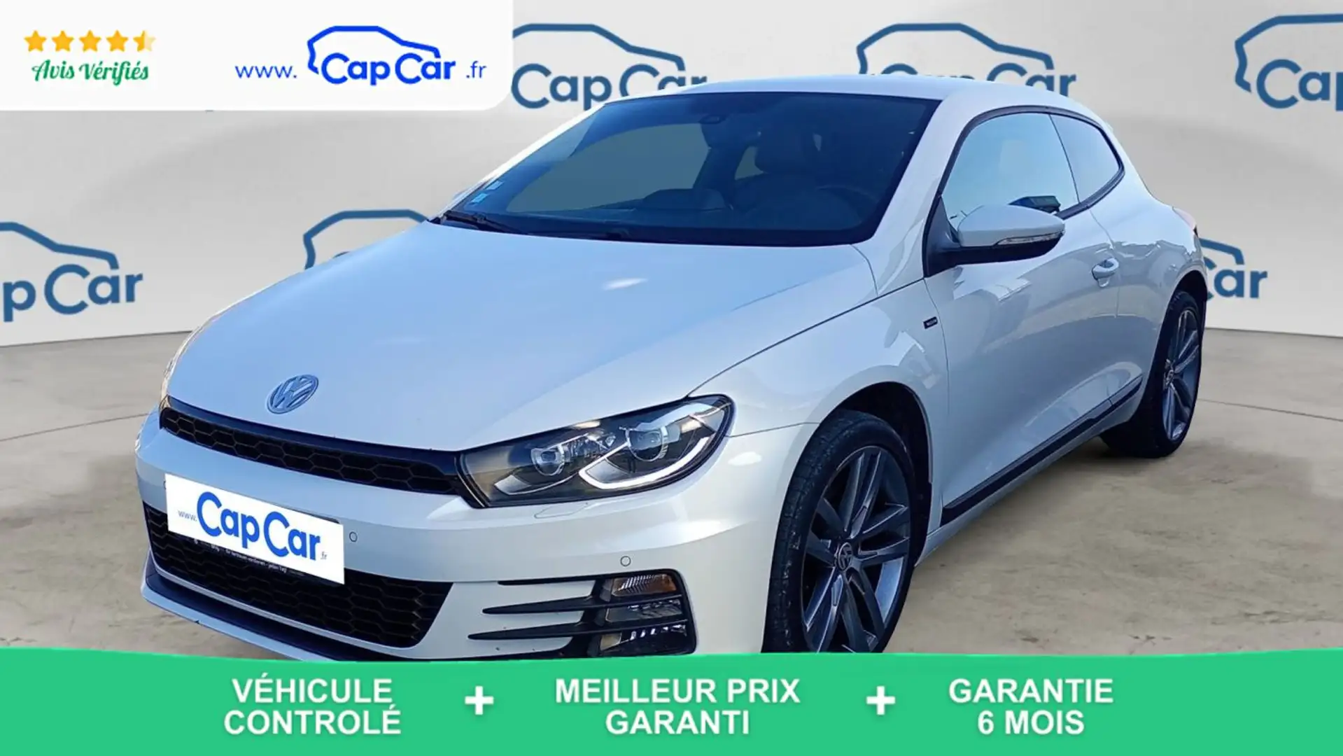 Volkswagen Scirocco 2.0 TDI 184 DSG6 Allstar Blanc - 1