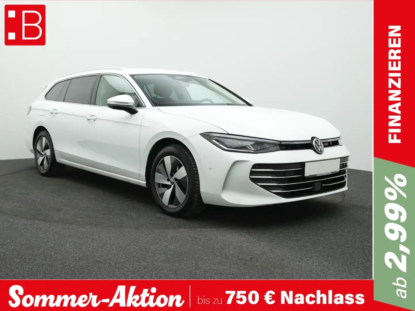 Volkswagen Passat Variant 1.5 eTSI DSG Business IQ.LIGHT AHK AREA-VIEW HUD P Weiß - 1