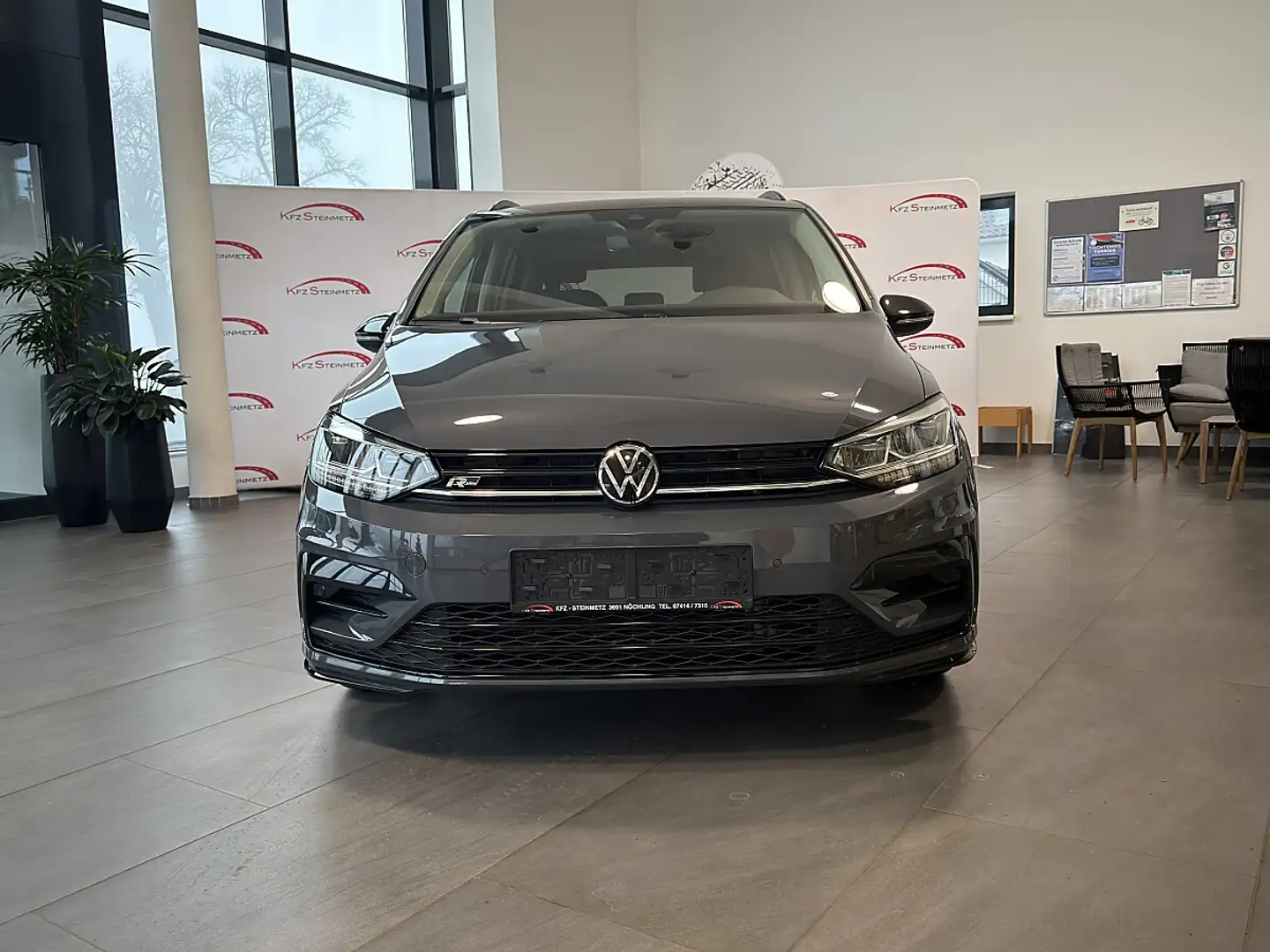 Volkswagen Touran Highline 2,0 TDI DSG R-Line, Black, Kamera, ACC... Grau - 2