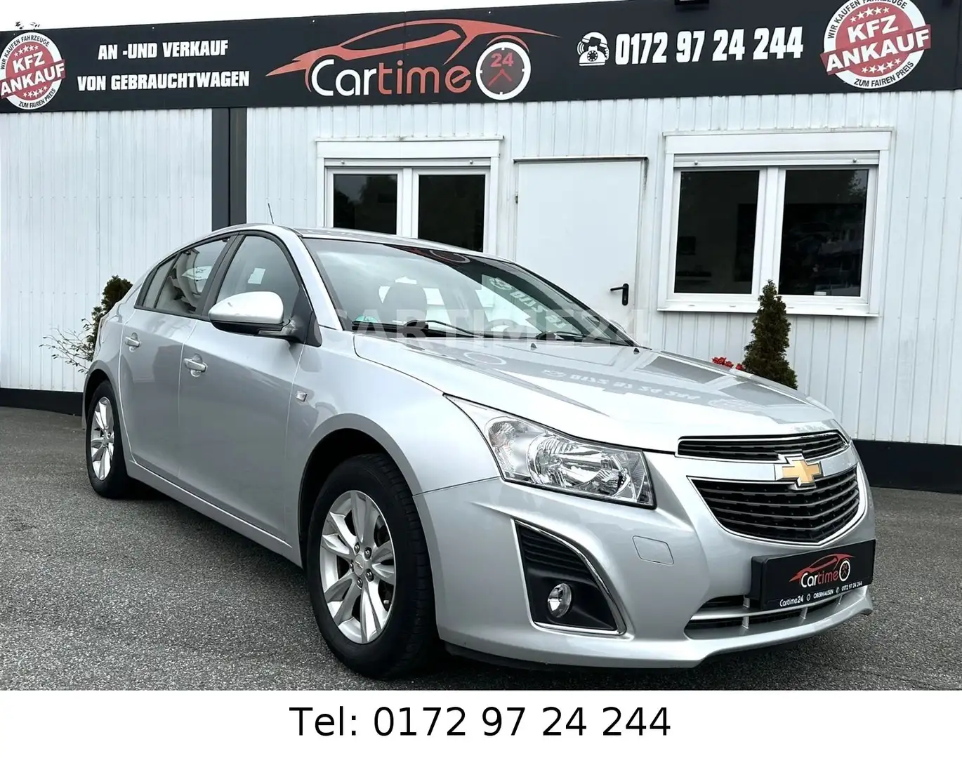 Chevrolet Cruze Hatchback LT+* 1.HAND*SCHECKHEFT*AHK* Silber - 2