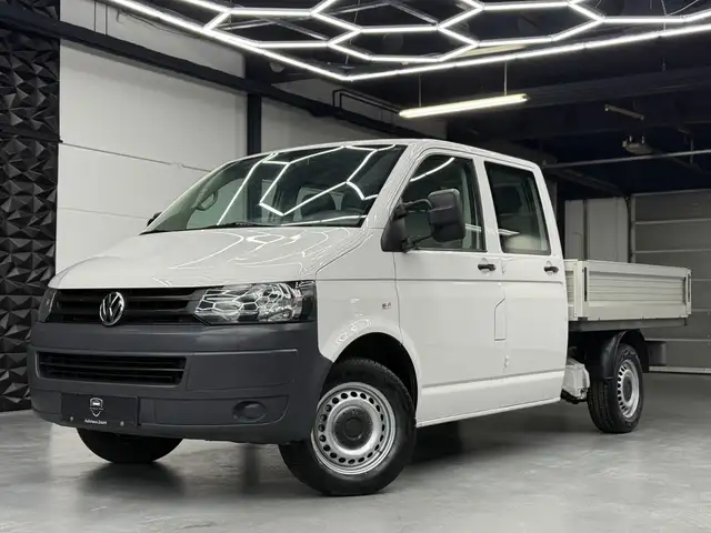 Volkswagen T5 Transporter T5 Pritsche DoKa 1.HAND*6 SITZE*MwSt*AHK*SCHECK