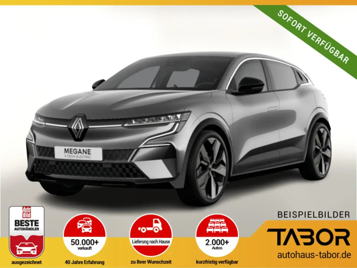 Renault Megane E-Tech Techno 220 Comfort Range Grau - 2