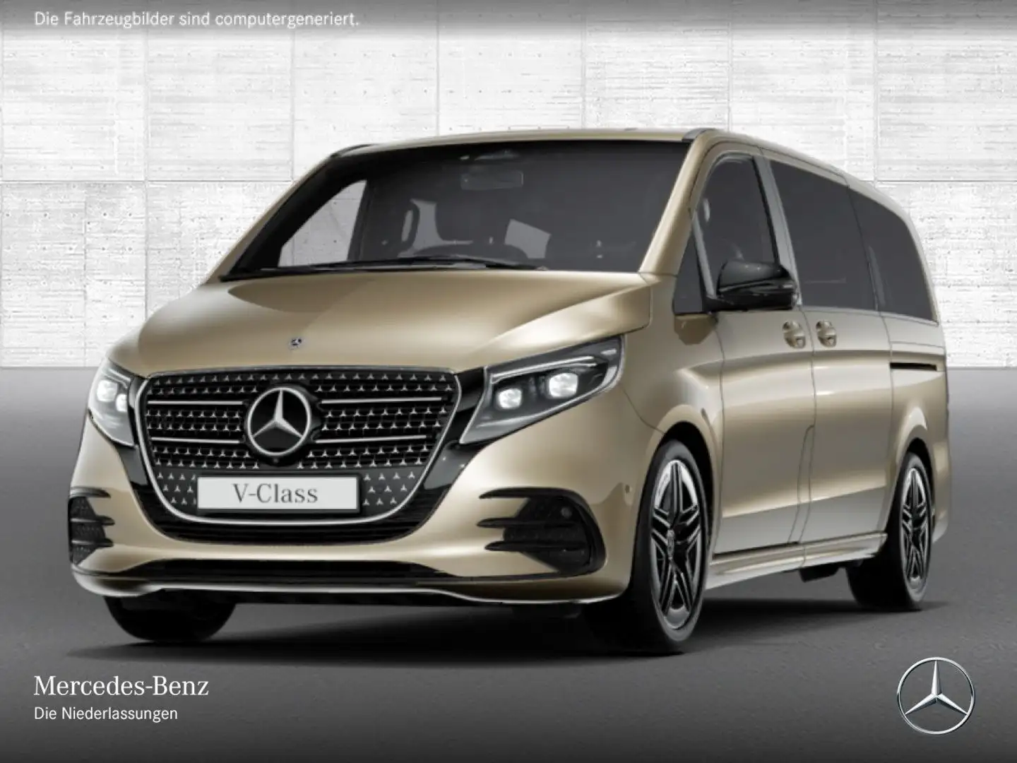 Mercedes-Benz V 300 d AVANTGARDE+AMG+9G+AHK+StandHZ+Klimaautom Oro - 2
