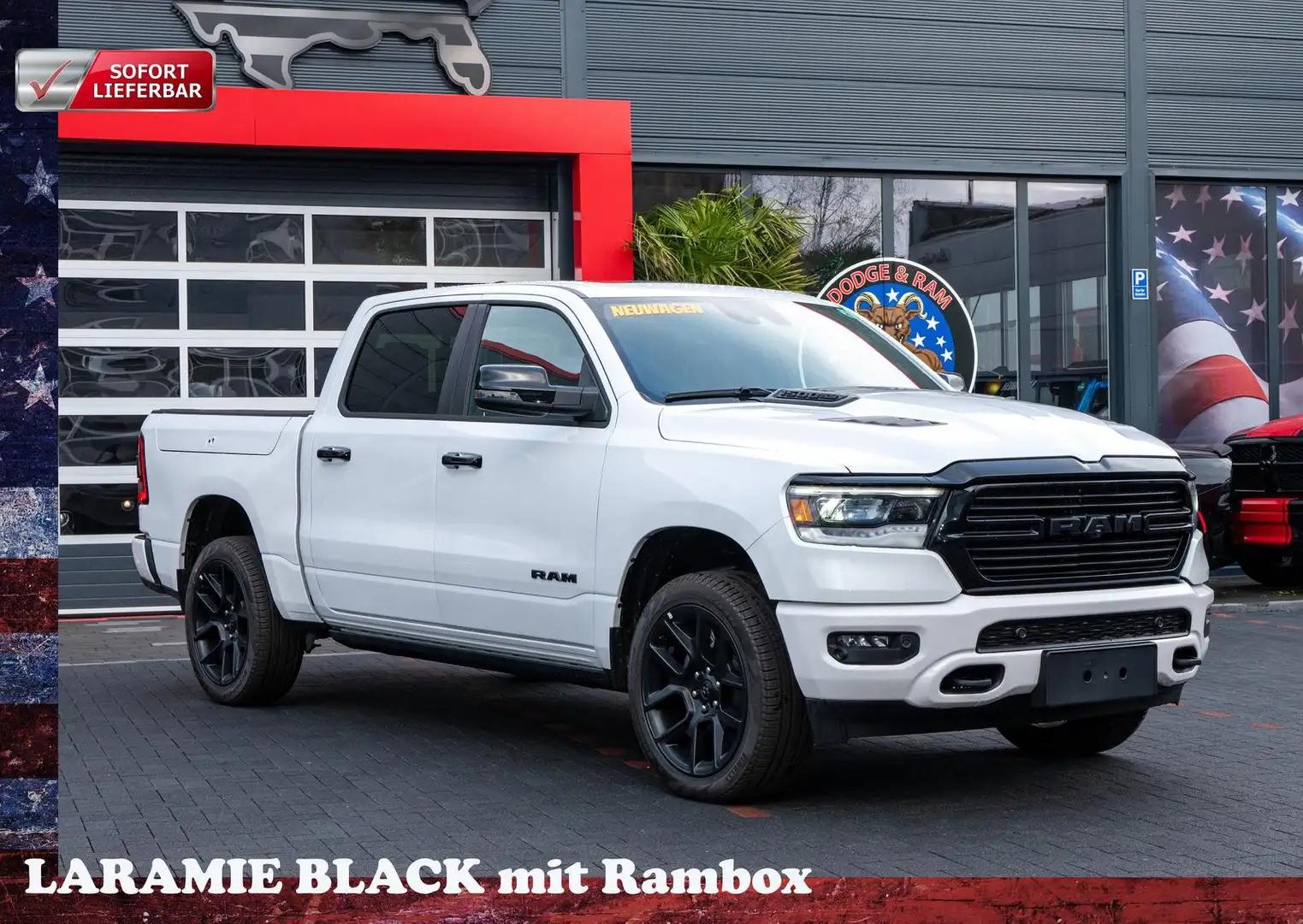 Dodge RAM Laramie Night 5.7l MY23,Rambox,Luft,MWK,Digital Blanc - 1