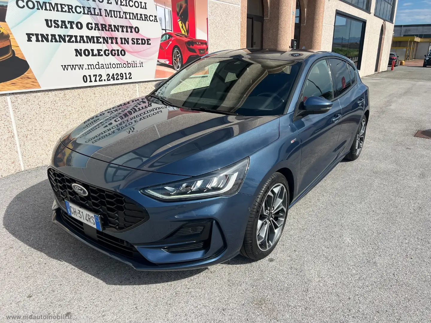 Ford Focus 1.0 EcoB.Hybrid 125CV Pow.5p.STL.X ST LINE VIRTUAL plava - 1