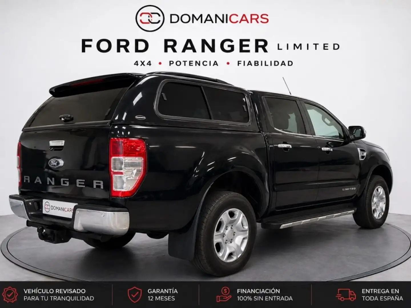 Ford Ranger 3.2TDCI S&S DCb. Wildtrak 4x4 200 Negro - 2