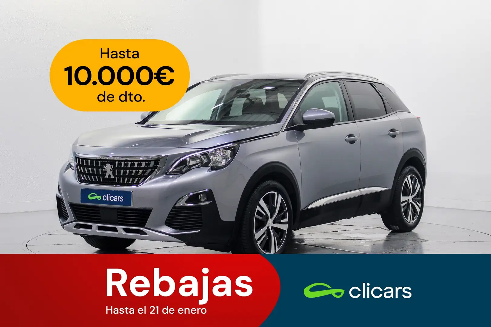 Peugeot 3008 1.5BlueHDi Allure S&S 130 Silber - 1