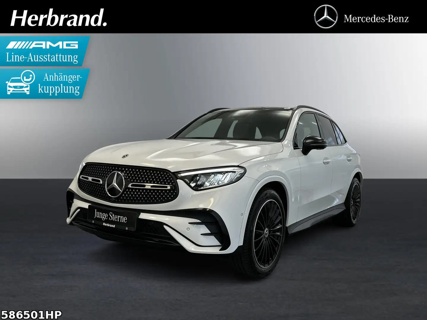 Mercedes-Benz GLC 300 d 4M AMG *Night AHK Panorama Memory 360° Weiß - 1