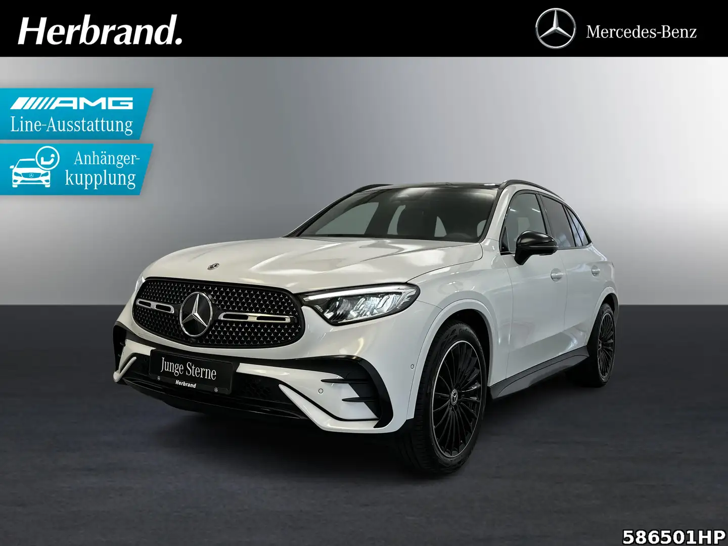 Mercedes-Benz GLC 300 d 4M AMG Night AHK Panorama Memory 360° Blanc - 1