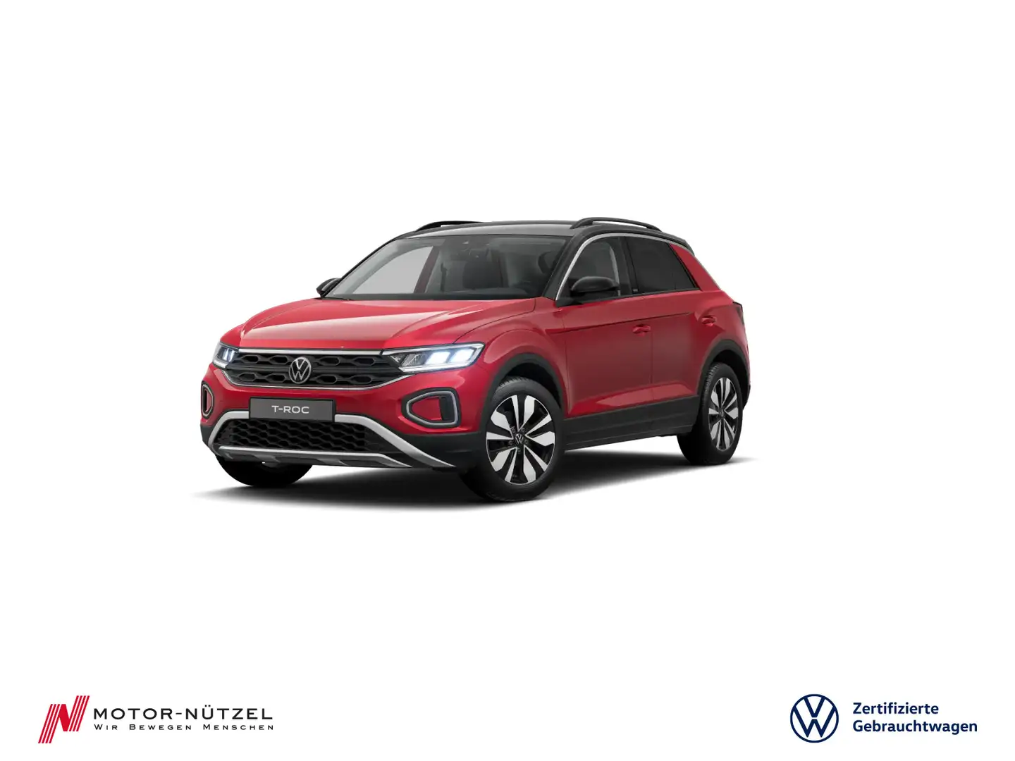 Volkswagen T-Roc 1.0 TSI MOVE 5JG+LED+NAVI+ACC+SHZ+DAB+ALU Rot - 1