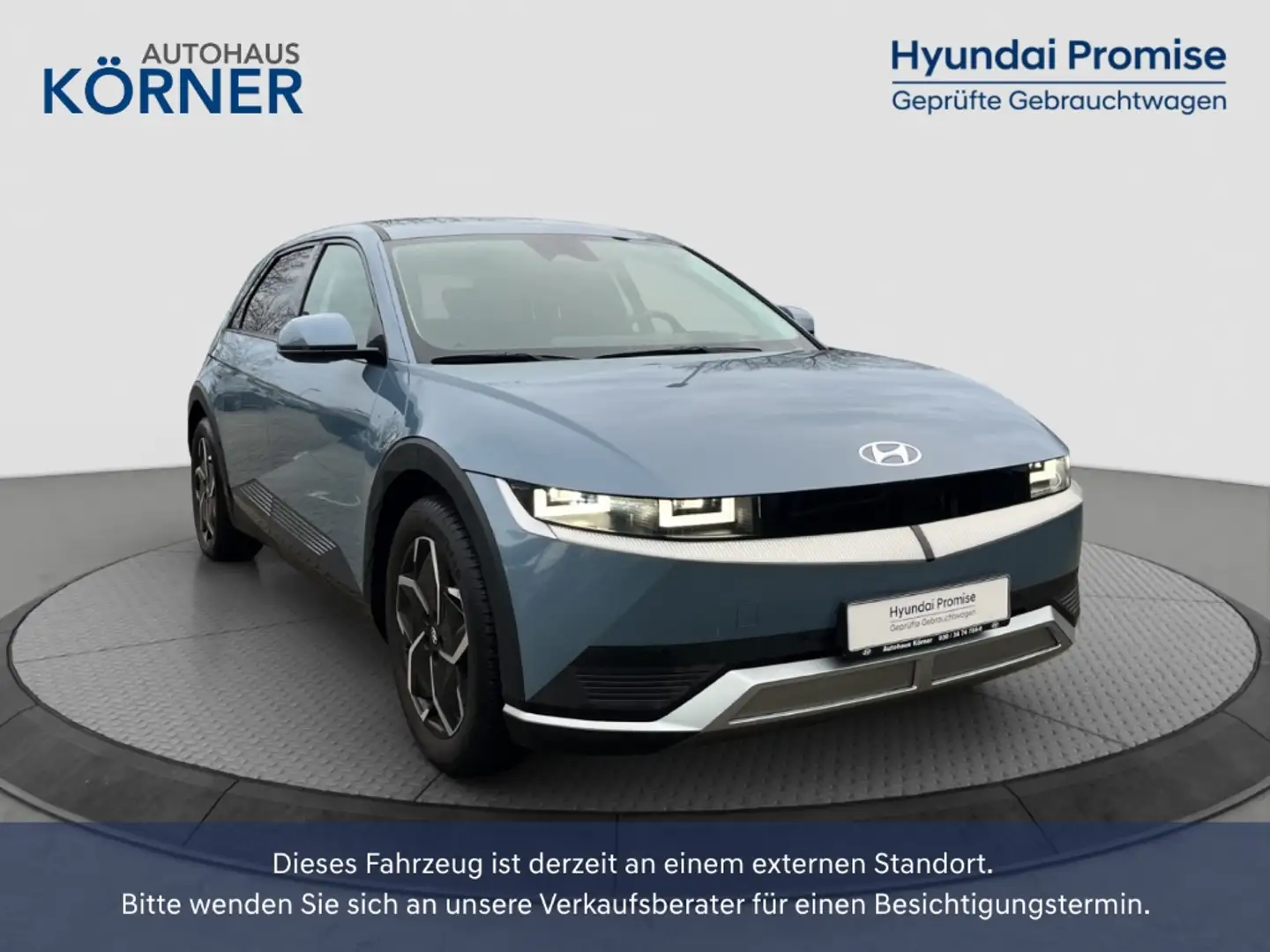 Hyundai IONIQ 5 TECHNIQ 77,4kWh *LED*CAM*CARPLAY*NAVI* Bleu - 1