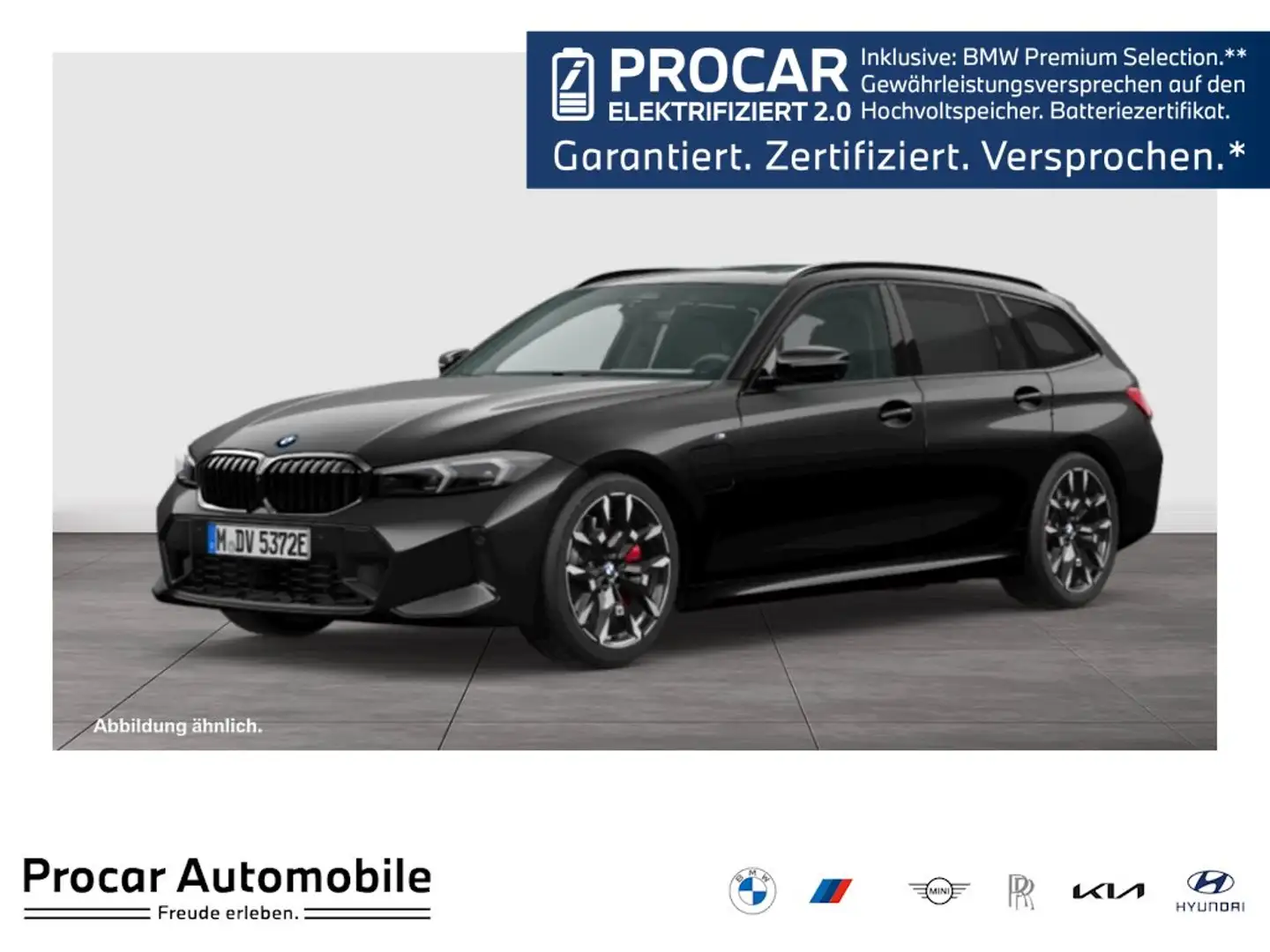BMW 330 e Touring Noir - 1