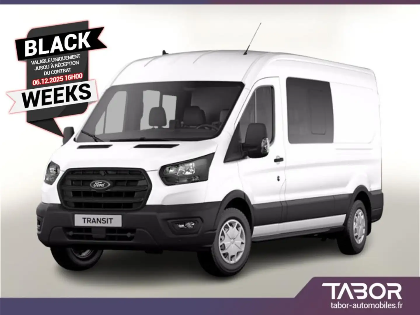 Ford Transit DCiV 350 TDCi 165 RWD L3H2 Trend Blanc - 1