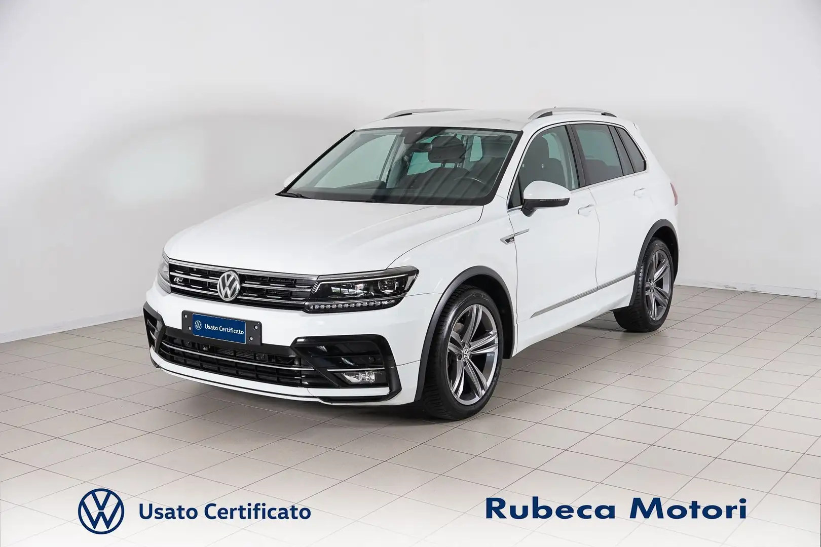 Volkswagen Tiguan 2.0 TDI DSG Advanced R-Line 4Motion 150CV Bianco - 1