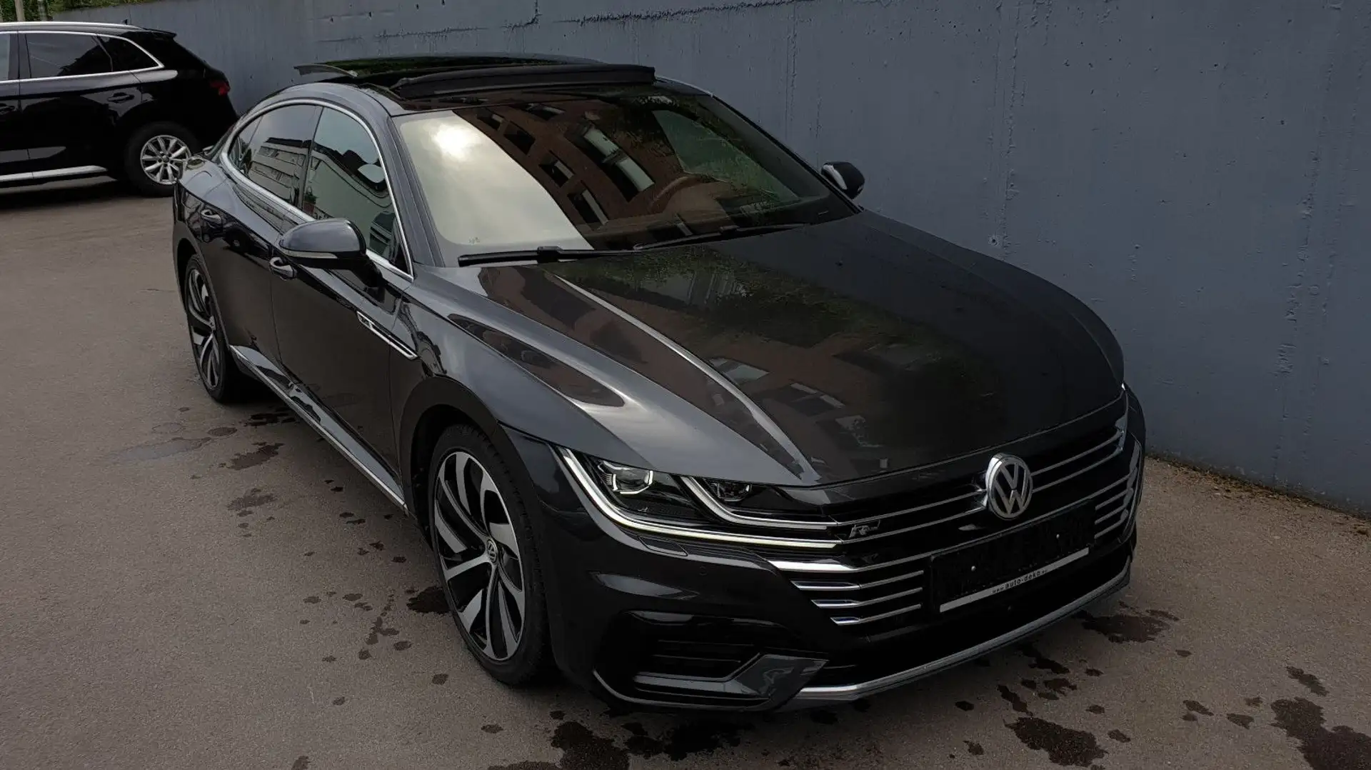 Volkswagen Arteon 2.0 TDI DSG 3x R-Line Pano/Virtual/ACC/19 Grau - 2