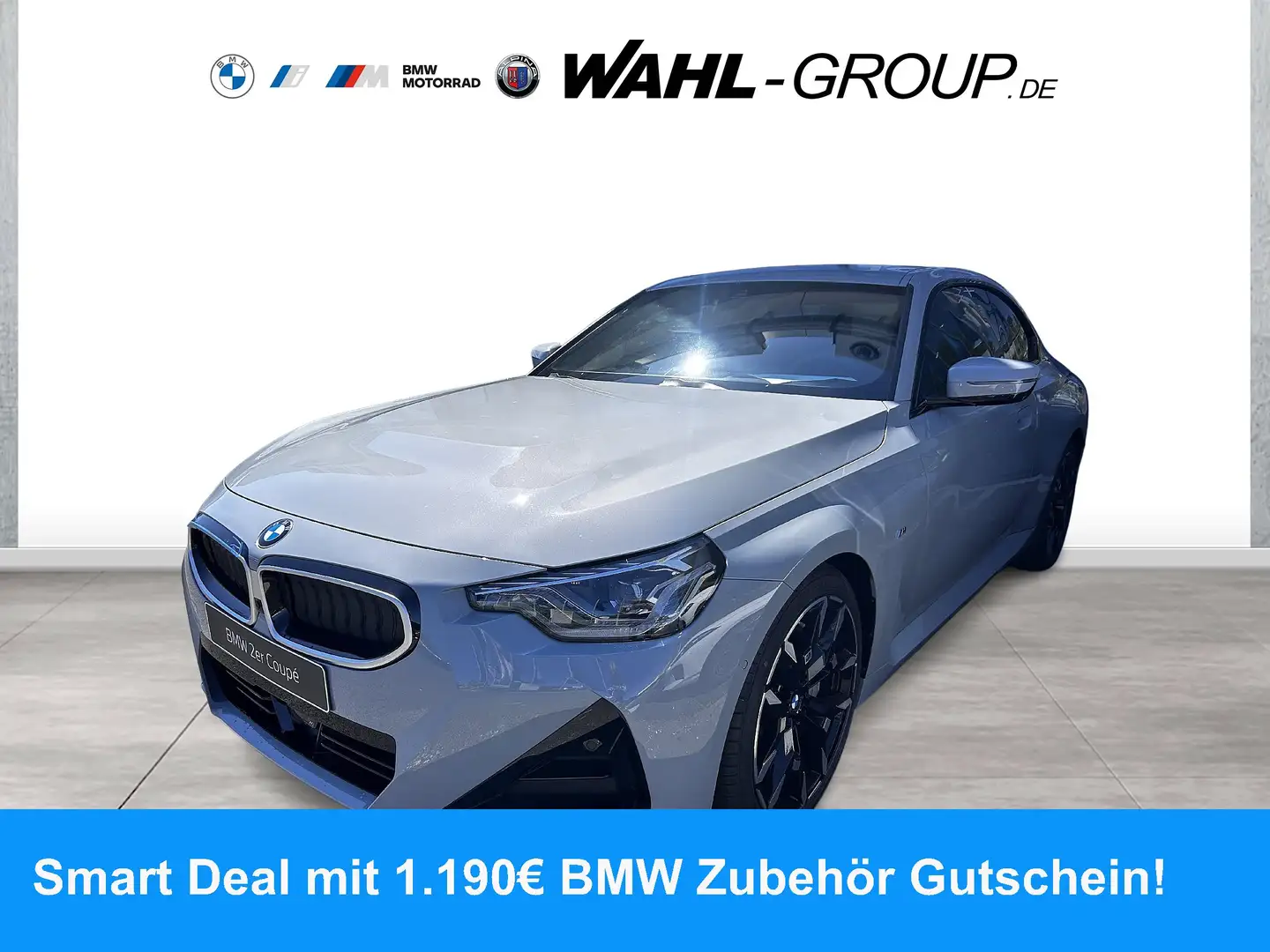 BMW 230 i Coupé M Sport ACC HiFi HeadUp Navi LED Grey - 1